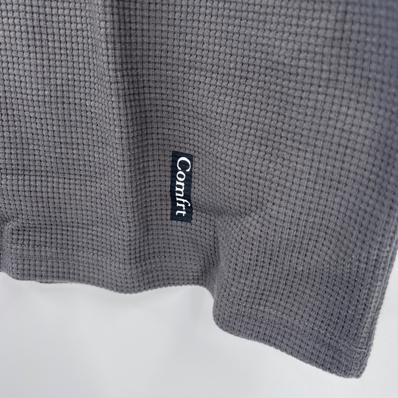comfrt waffle lounge tee new gray - Picture 8 of 9
